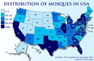 Mosques in America Distrabution
